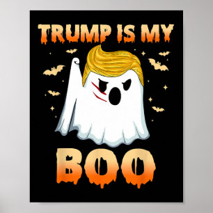 Lustiger Trump-Geist Halloween Trump Ist Mein Boo- Poster