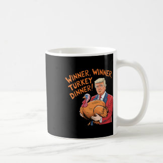 Lustiger Trump Gewinner Gewinner Truthahn Abendess Kaffeetasse
