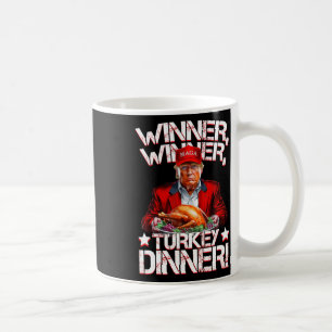 Lustiger Trump Gewinner Gewinner Truthahn Abendess Kaffeetasse