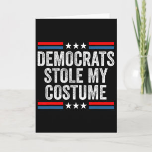Lustiger Trump Halloween-Kostüm Demokraten haben m Karte
