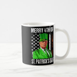 Lustiger Trump Leprechaun Hut Fröhlicher 4. St. Pa Kaffeetasse