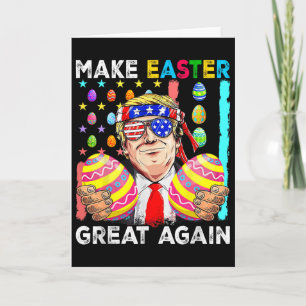 Lustiger Trump macht Ostern wieder großartig Bunny Karte