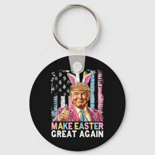 Lustiger Trump macht Ostern wieder großartig Bunny Schlüsselanhänger