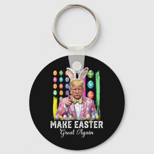 Lustiger Trump macht Ostern wieder großartig Bunny Schlüsselanhänger