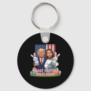 Lustiger Trump macht Ostern wieder großartig Bunny Schlüsselanhänger