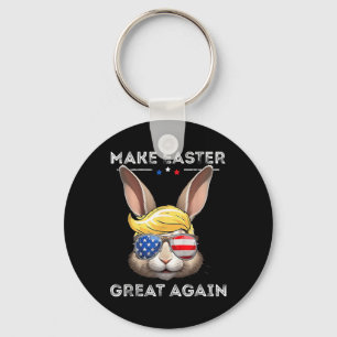Lustiger Trump macht Ostern wieder großartig Bunny Schlüsselanhänger