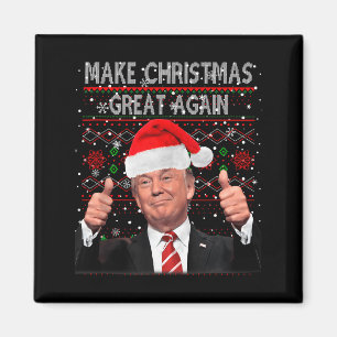 Lustiger Trump macht Weihnachten wieder großartig Magnet