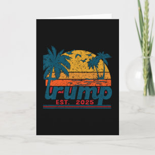 Lustiger Trump-Shirt Golf Von Uns Amerika Est 2025 Karte
