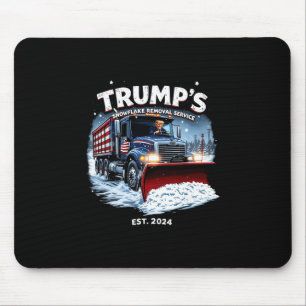 Lustiger Trump-Sieg-Schneeflocken-Entfernungsdiens Mousepad