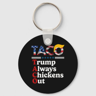 Lustiger Trump Taco Trump kneift immer 10  Schlüsselanhänger