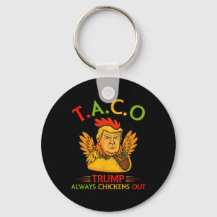 Lustiger Trump Taco Trump kneift immer _12 Schlüsselanhänger