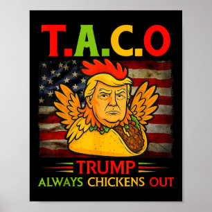 Lustiger Trump Taco Trump kneift immer 13  Poster