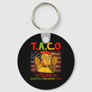 Lustiger Trump Taco Trump kneift immer 13 Schlüsselanhänger
