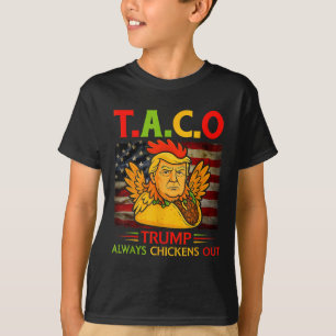 Lustiger Trump Taco Trump kneift immer 13 T-Shirt