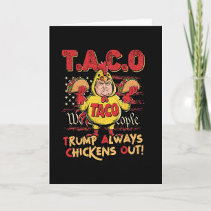 Lustiger Trump Taco Trump kneift immer 16 Karte