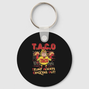Lustiger Trump Taco Trump kneift immer 16 Schlüsselanhänger