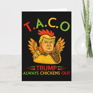 Lustiger Trump Taco Trump kneift immer _17 Karte