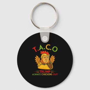 Lustiger Trump Taco Trump kneift immer 1 Schlüsselanhänger