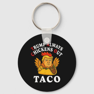 Lustiger Trump Taco Trump kneift immer 2 Schlüsselanhänger