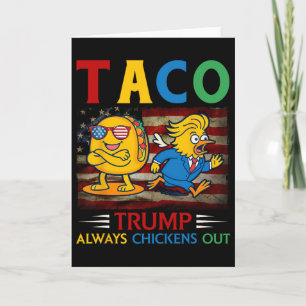 Lustiger Trump Taco Trump kneift immer 30  Karte