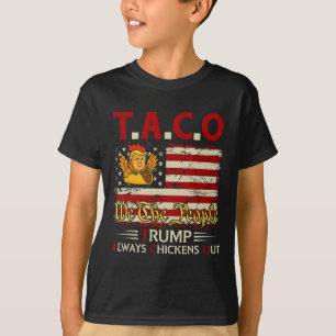 Lustiger Trump Taco Trump kneift immer 3 T-Shirt