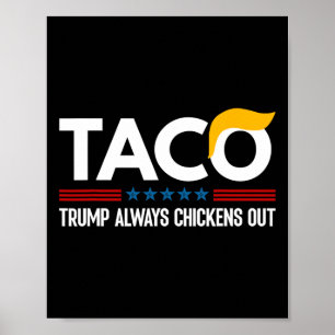 Lustiger Trump Taco Trump kneift immer 6  Poster