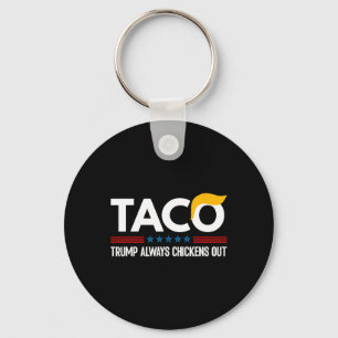Lustiger Trump Taco Trump kneift immer 6 Schlüsselanhänger