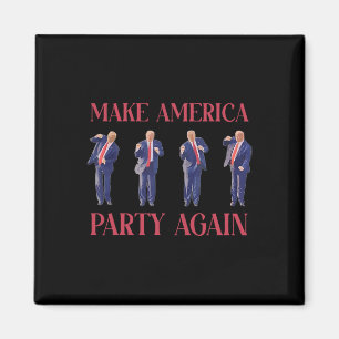 Lustiger Trump Tanz Magnet