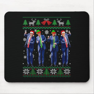 Lustiger Trump Vance Kennedy Elon tanzender Weihna Mousepad