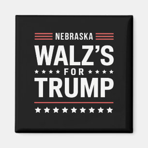 Lustiger Trump Vance Walz's Für Trump Nebraska Magnet
