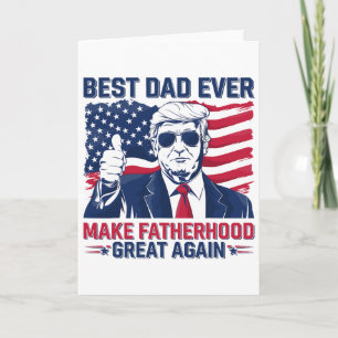 Lustiger Trump Vatertag Bester Vater Aller Zeiten Karte