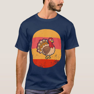 Lustiger Truthahn Thanksgiving Männer Frauen Kinde T-Shirt