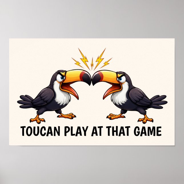 Lustiger Tukan Poster (Vorne)