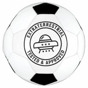 Lustiger UFO-Alien-Außerirdischer Getestet & Zugel Fußball