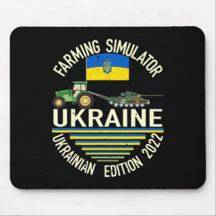 Lustiger ukrainischer Bauer stiehlt Tank Meme I St Mousepad