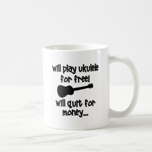 Lustiger Ukulele Kaffeetasse