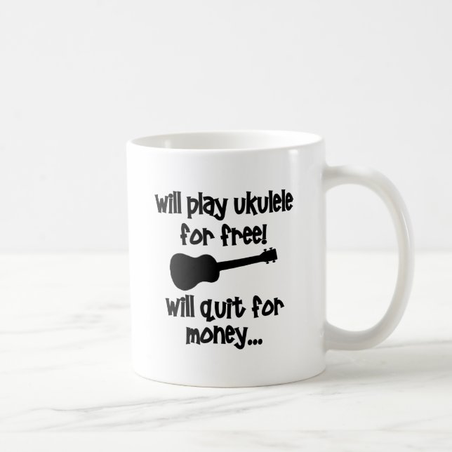Lustiger Ukulele Kaffeetasse (Rechts)