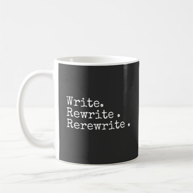 Lustiger Umschreiber Autor Editor Geschenk Kaffeetasse (Links)
