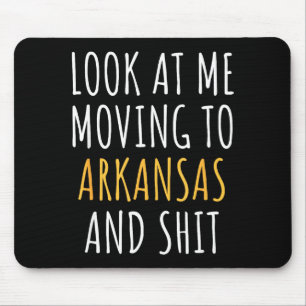 Lustiger Umzug aus dem Staat Wegzug nach Arkansas Mousepad