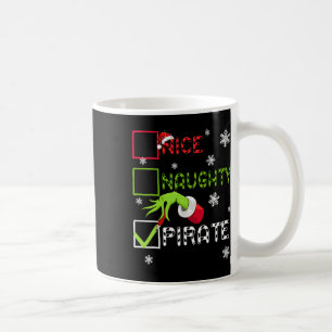 Lustiger unartiger Pirat Weihnachten Xmas Männer F Kaffeetasse