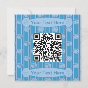 Lustiger und Fancy Royal Flush QR Code Einladung