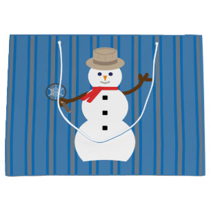Lustiger und Fancy Schneemann Detektiv Große Geschenktüte