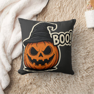 Lustiger und gruseliger Halloween-Aufkleber Kissen