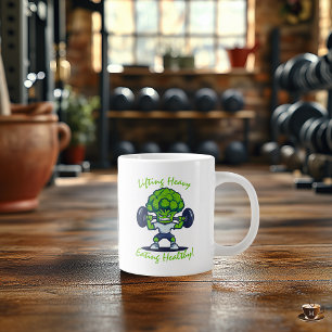Lustiger und Motivierender Fitness-Becher - Starke Jumbo-Tasse