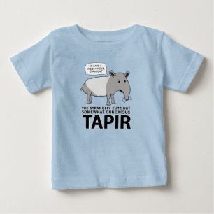 Lustiger und niedlicher aber abscheulicher Tapir Baby T-shirt