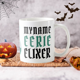 Lustiger unheimlicher Elixier Halloween Kaffeetasse