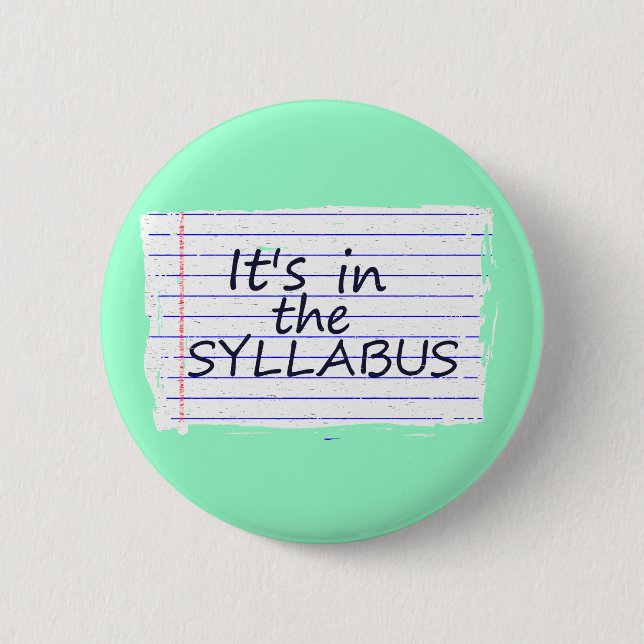 Lustiger Uni-Professor Button (Vorderseite)