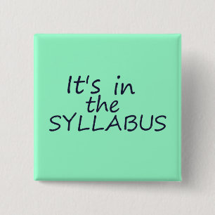 Lustiger Uni-Professor Button