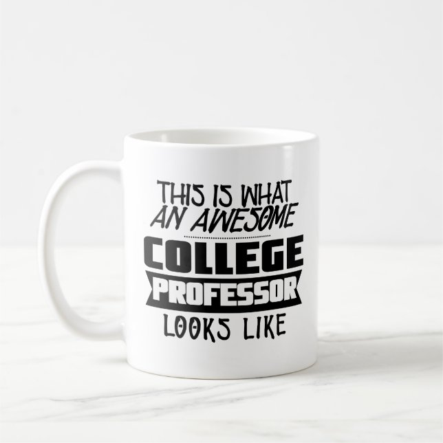 Lustiger Uni-Professor Coffee Mug Instructor Gift Kaffeetasse (Links)