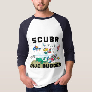 Lustiger UNTERWASSERATEMGERÄT Tauchen-Freund T-Shirt